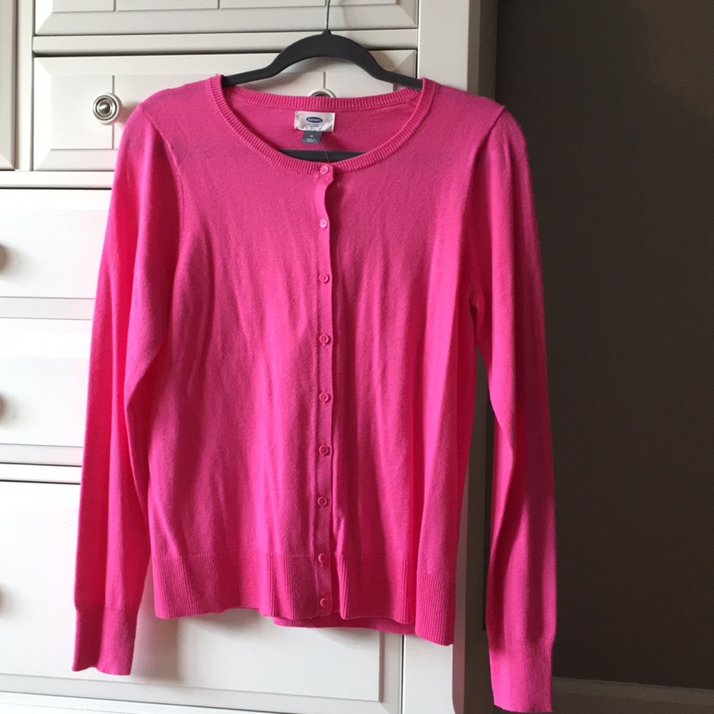 Old Navy Crew Neck Cardigan Sz Medium NWT